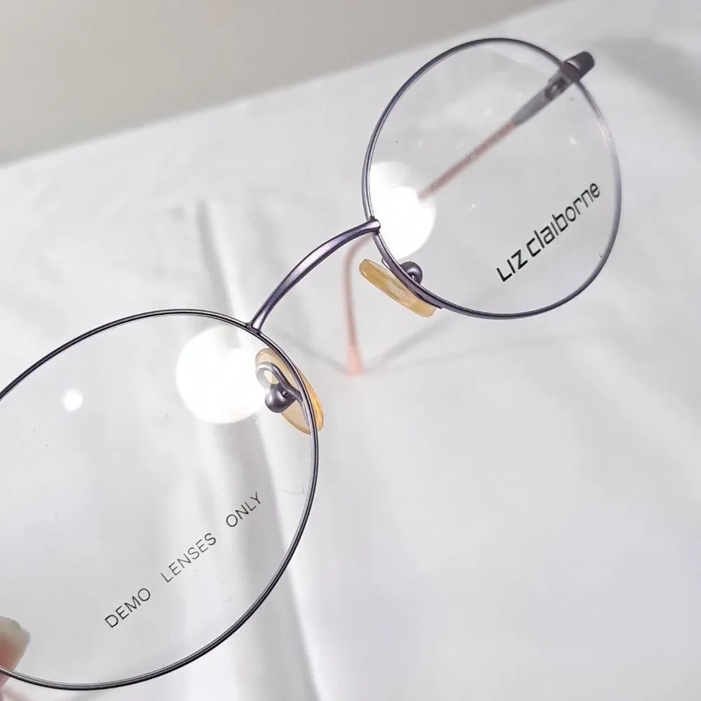 Liz Claiborne eyeglasses frame LC‎ 140 Lavender pastel purple 50-20-135 women's